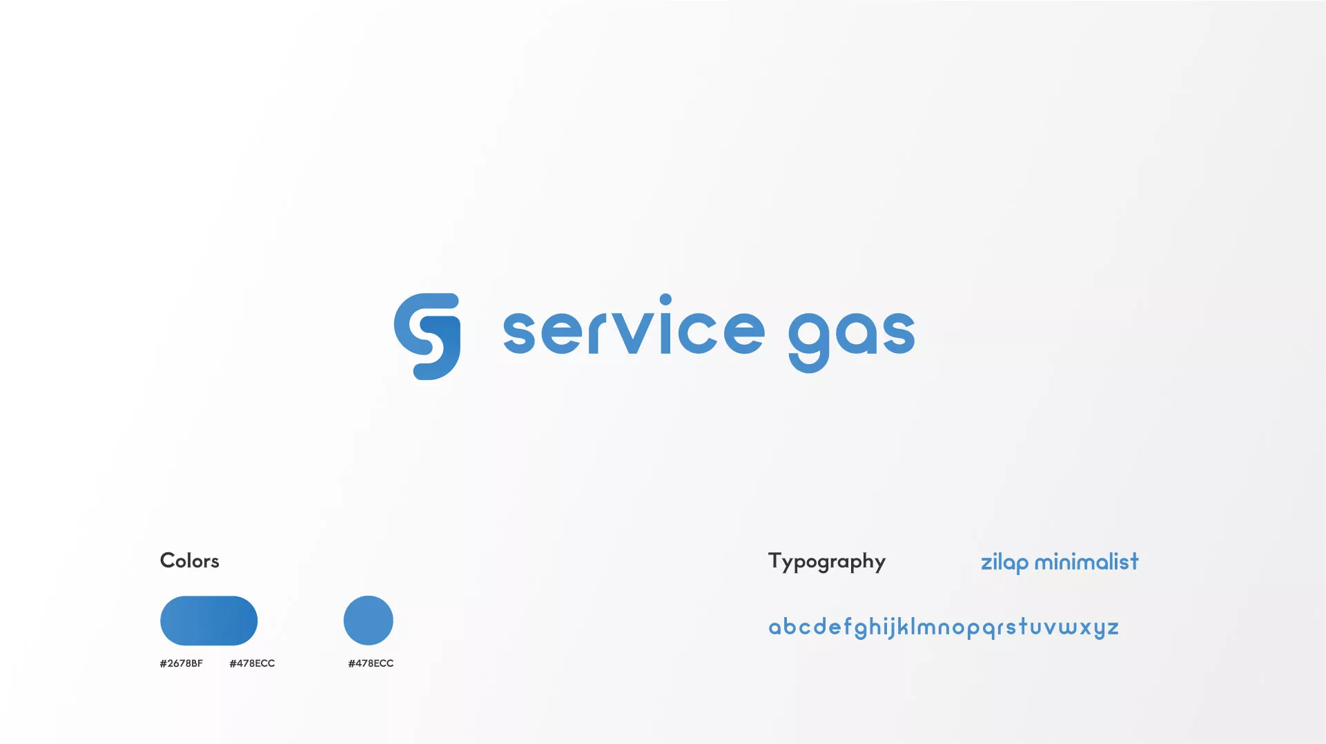 Разработка логотипа газовой компании «Сервис газ» в Дюртюли