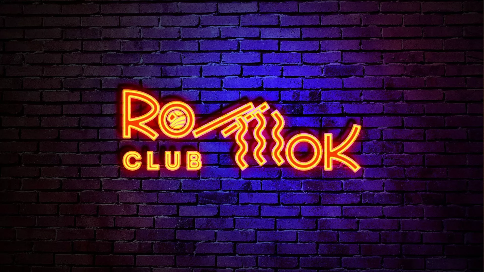 Разработка интерьерной вывески суши-бара «Roll Wok Club» в Дюртюли
